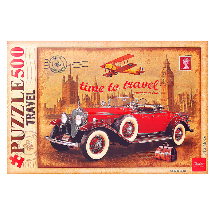 Пазлы "Ретро автомобиль", 500 элементов