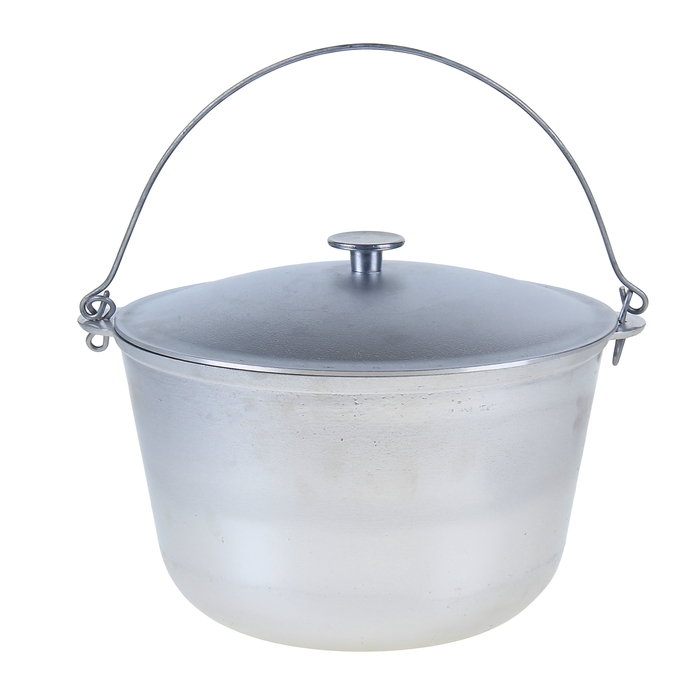 Казан походный 12 л "Туризм", d=32 см, с 2 алюминиевыми ручками и крышкой