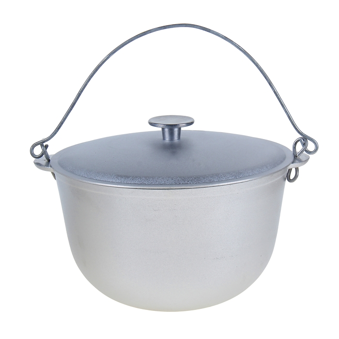 Казан походный 6 л "Туризм", d=26 см, с 2 алюминиевыми ручками и крышкой