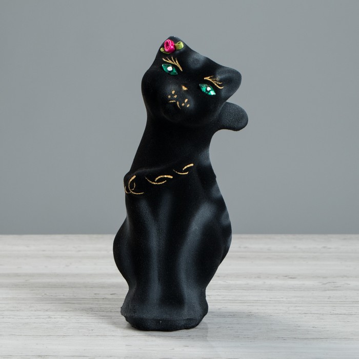 Копилка "Том" флок, чёрная