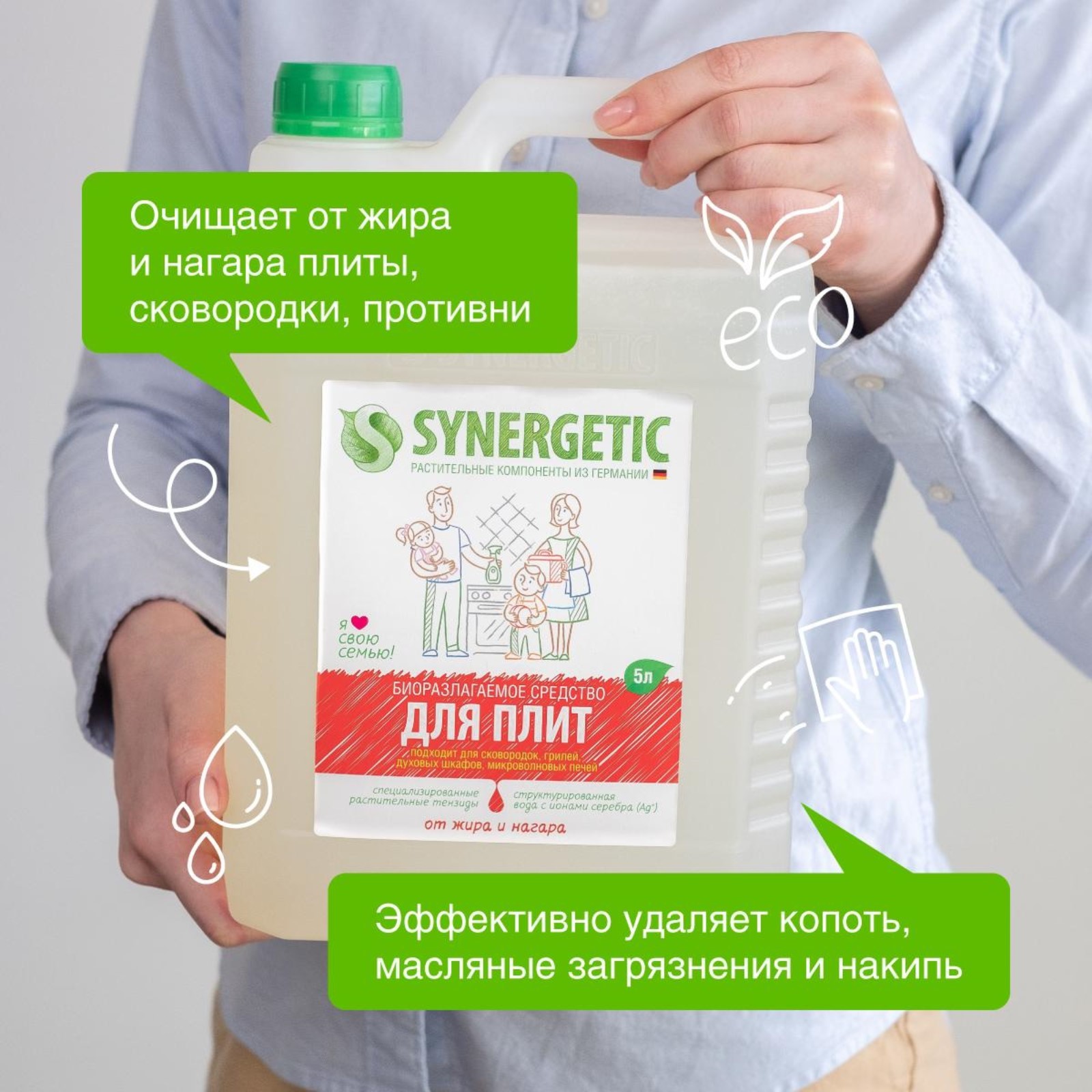 Synergetic для плит сковородок духовых шкафов