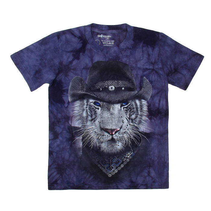 Футболка детская Collorista 3D Sheriff, возраст 12-14 лет, рост 152-158 см, цвет серый