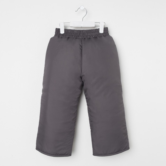 Брюки для мальчика 60603 рост 116-122 (32), цвет темно-серый