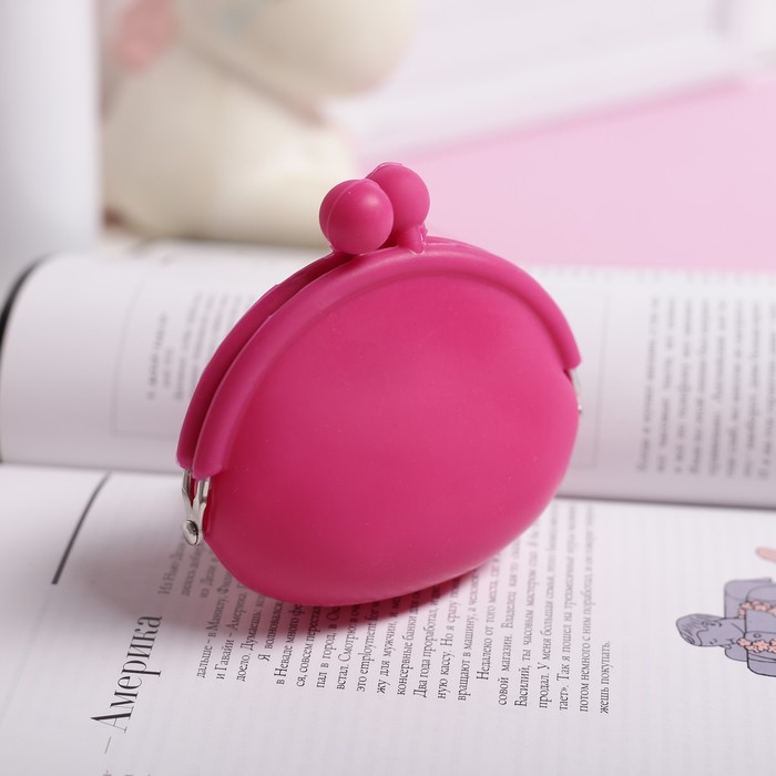 Кошелек женский "Совушка", 1 отдел, на рамке, цвета МИКС