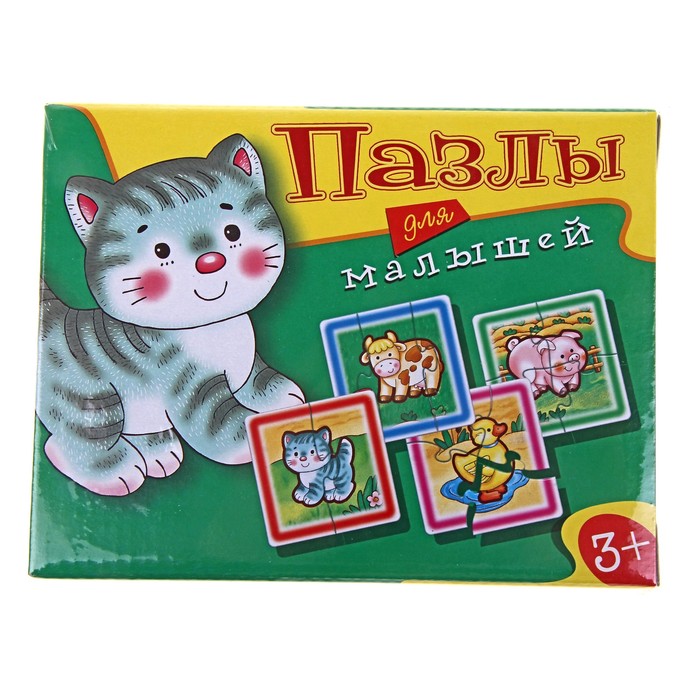 Пазлы &quot;6 домашних животных&quot;