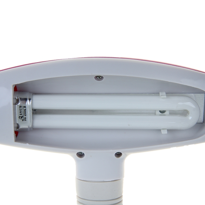 Лампа настольная "Малыш" с подставкой для канцтоваров с выкл. розовая