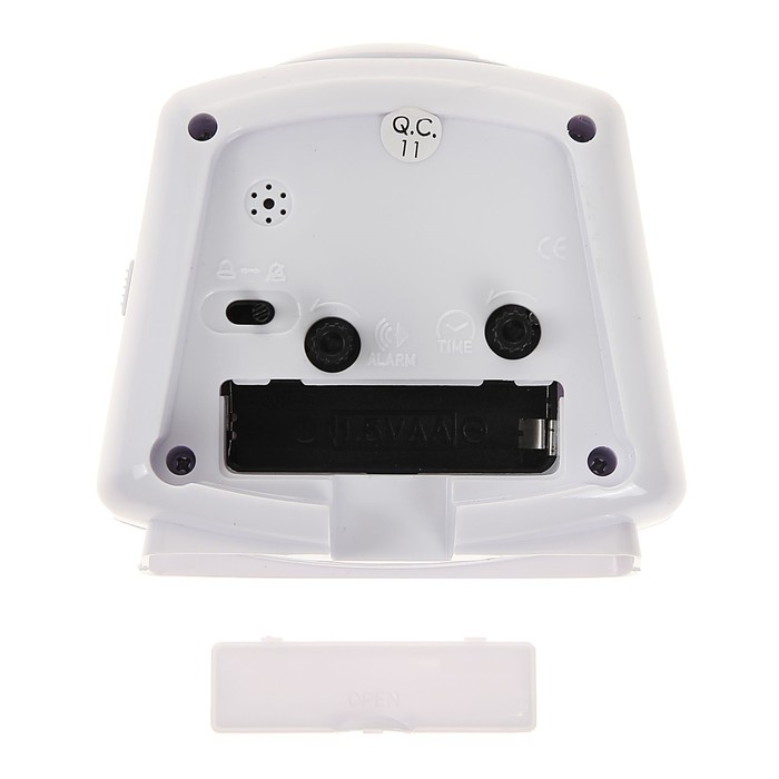 Будильник «Грани», подсветка, цвета МИКС