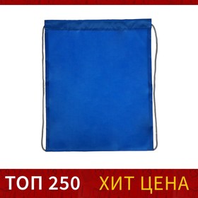 Мешок для обуви 420 х 340 мм, Calligrata 'Стандарт', (мягкий полиэстер, плотность 210 D), синий Ош
