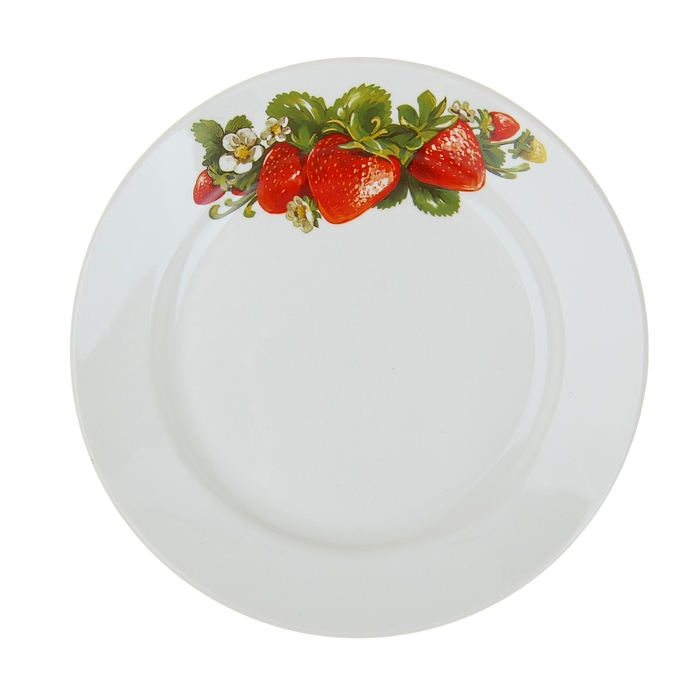Тарелка мелкая 20 см "Клубника новая"