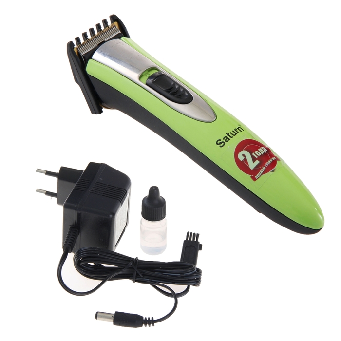 Машинка для стрижки Saturn ST-HC7381 зеленая
