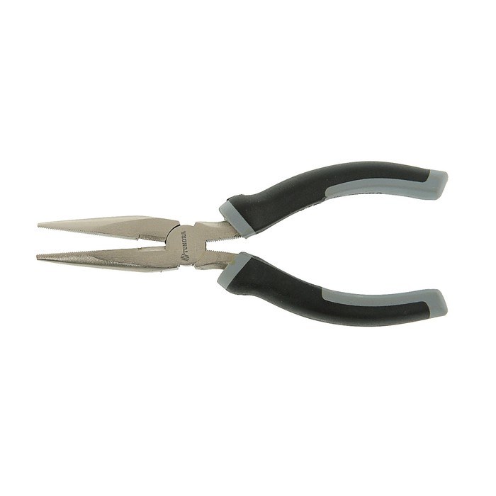 Длинногубцы "TUNDRA premium" никелированные 160 мм