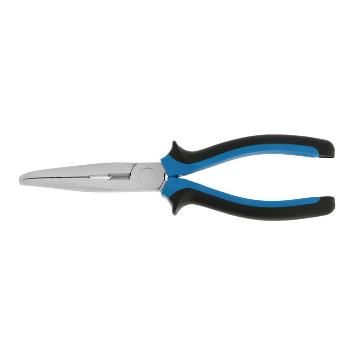 Длинногубцы изогнутые "TUNDRA premium" никелированные 200 мм