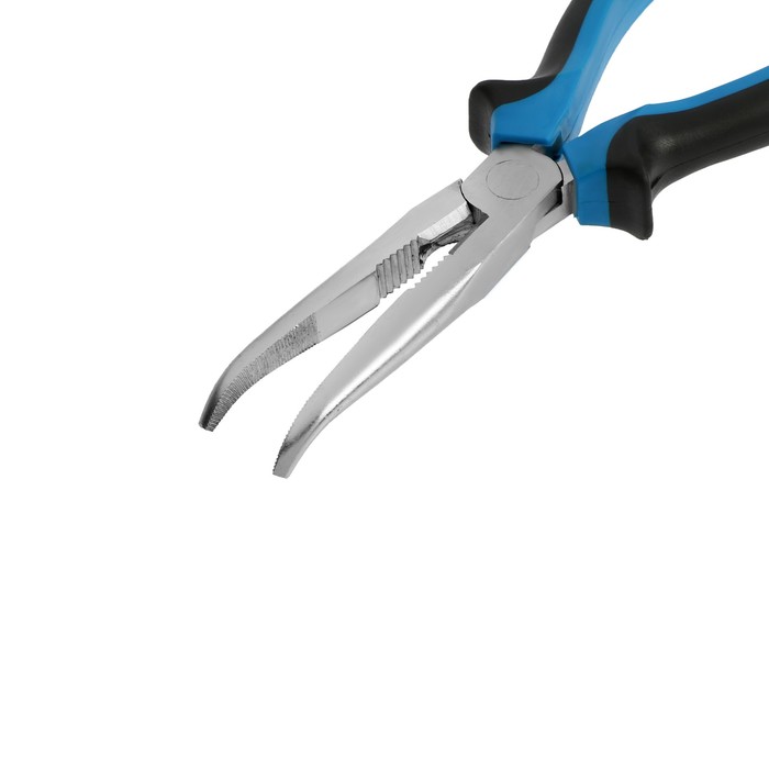 Длинногубцы изогнутые "TUNDRA premium" никелированные 200 мм