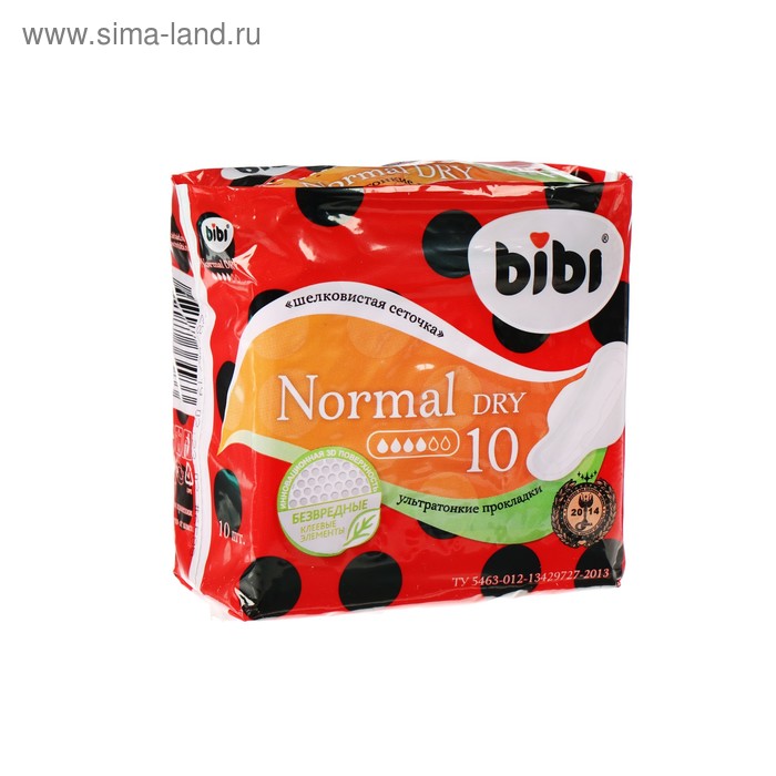 

Прокладки BiBi Normal Dry, 10 шт