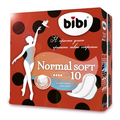 Прокладки «BiBi» Normal Soft, 10 шт