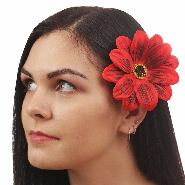 Зажим "Анютины глазки",(набор 2 шт) цвета МИКС