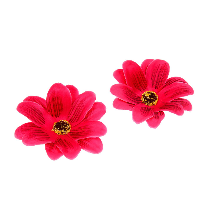 Зажим "Анютины глазки",(набор 2 шт) цвета МИКС