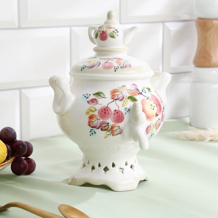Чайница «Яблочный спас» чайница семикаракорская керамика сказка