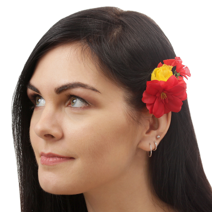 Зажим "Ирис",(набор 2 шт) цвета МИКС