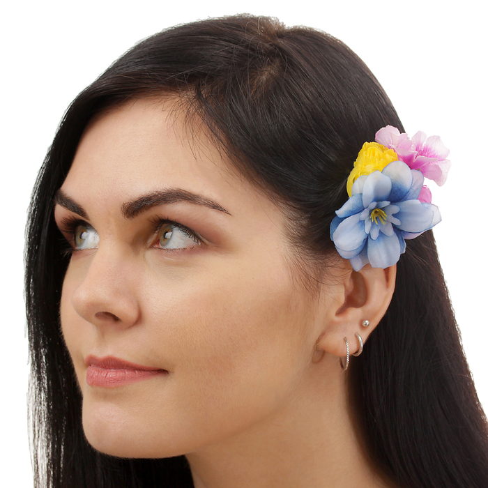 Зажим "Ирис",(набор 2 шт) цвета МИКС