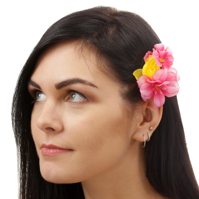 Зажим "Ирис",(набор 2 шт) цвета МИКС