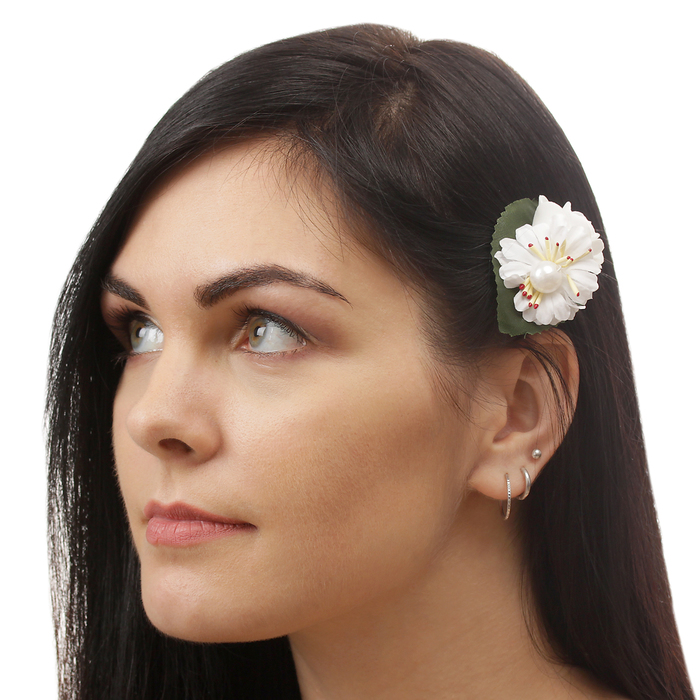 Зажим "Кувшинка",(набор 2 шт) цвета МИКС