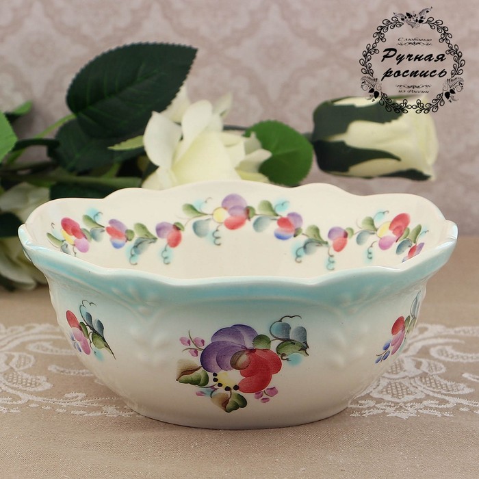 Салатник "Цветок любви" №1, 1 сорт, 840 мл