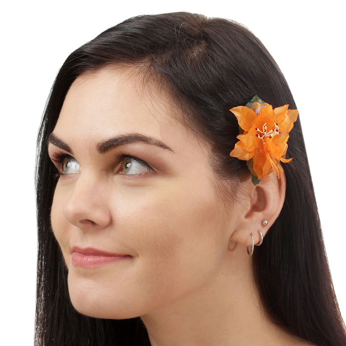 Зажим "Бегония",(набор 2 шт) цвета МИКС