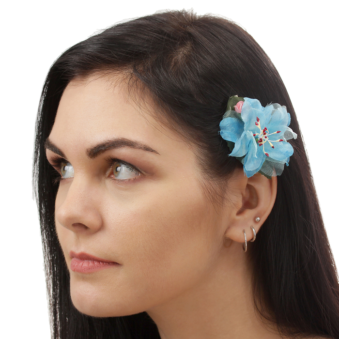 Зажим "Бегония",(набор 2 шт) цвета МИКС