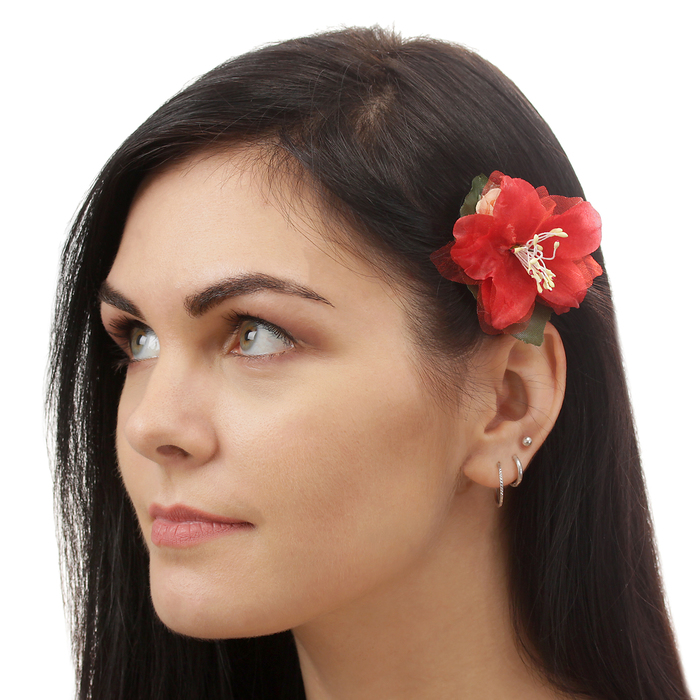 Зажим "Бегония",(набор 2 шт) цвета МИКС