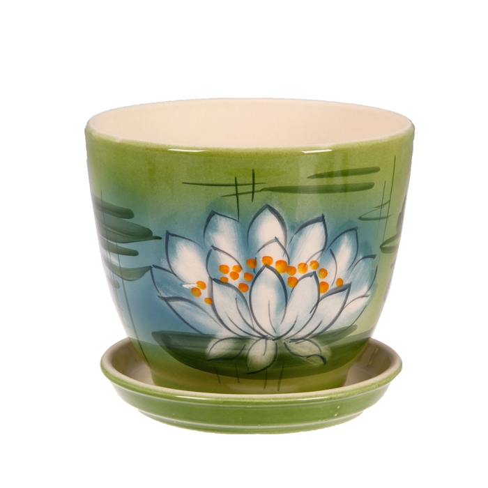 Кашпо "Кедр" кувшинка, 2,2 л