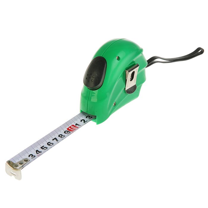 Рулетка TUNDRA basic, пластиковый корпус, автостоп, 7.5м х 25мм
