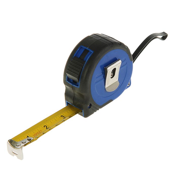 Рулетка TUNDRA comfort, двухкомпонентный корпус, 7.5м х 25мм