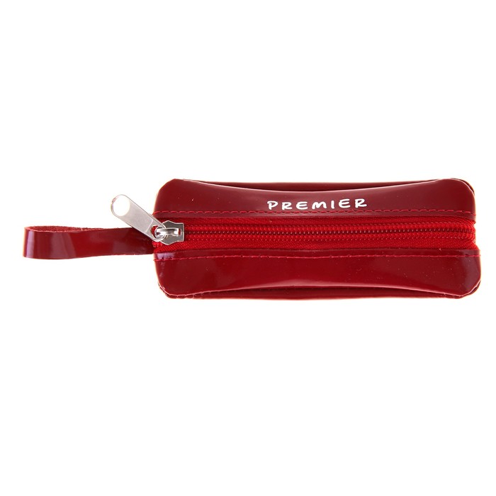 Футляр для ключей, кольцо, цвет красный