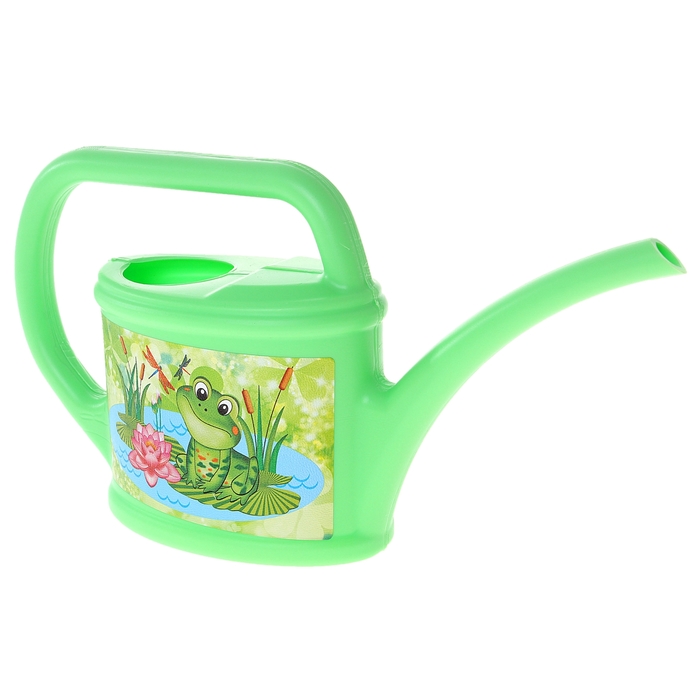 Лейка детская "Декор", цвет зелёный, 0,4 л