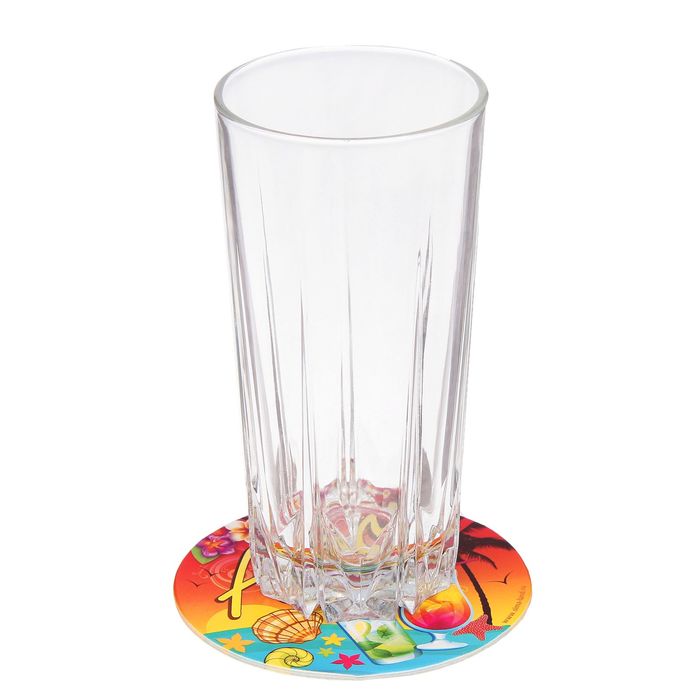 Подставки для стакана "Aloha", 10х10 см, набор 6 шт.