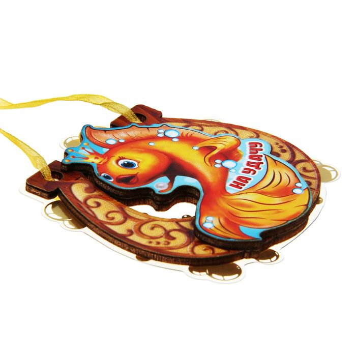 Магнит подкова "На удачу"