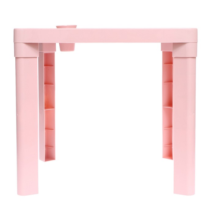 фото Детский стол с подстаканником, цвет розовый альтернатива