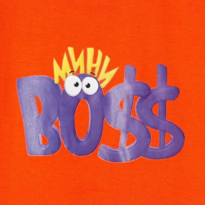 Футболка детская Collorista "МиниБосс", рост 110-116 см (32), 5-6 лет