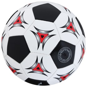 Мяч футбольный, размер 5, 32 панели, PVC, 2 подслоя, машинная сшивка, 260 г, МИКС от Сима-ленд