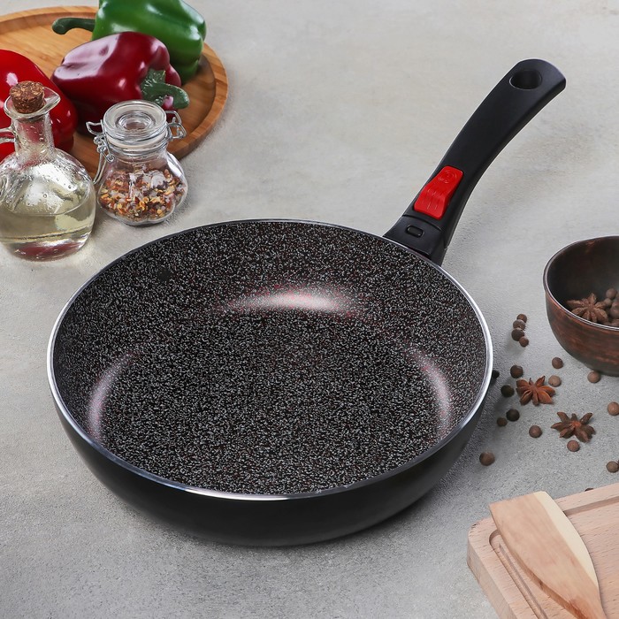 Сковорода 26 см Forte, стеклянная крышка, съёмная ручка