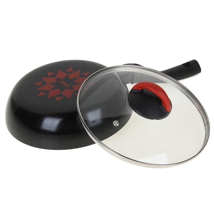 Сковорода 24 см Forte, стеклянная крышка, съемная ручка