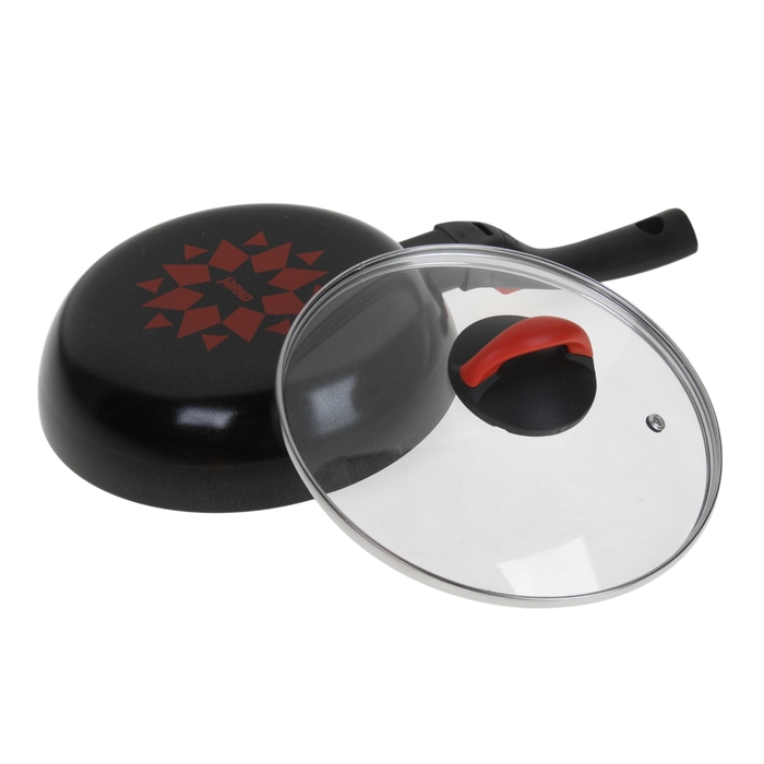 Сковорода 22 см Forte, крышка, съемная ручка