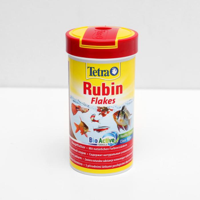 Корм TetraRubin для окраса рыб хлопья 250 мл 20 подарок 404₽