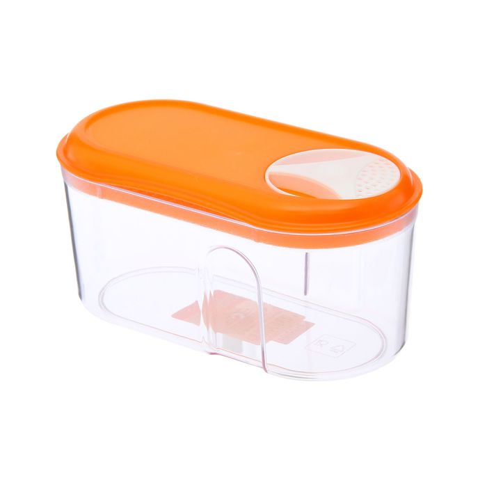 Ёмкость для сыпучих продуктов с дозатором 0,5 л, цвет МИКС