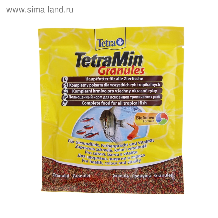 Корм TetraMin Granules для рыб, пакет, 15 г