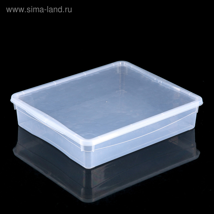 Ящик для хранения с крышкой Bubble Boom, 8 л, 40×33,5×8,5 см, цвет МИКС