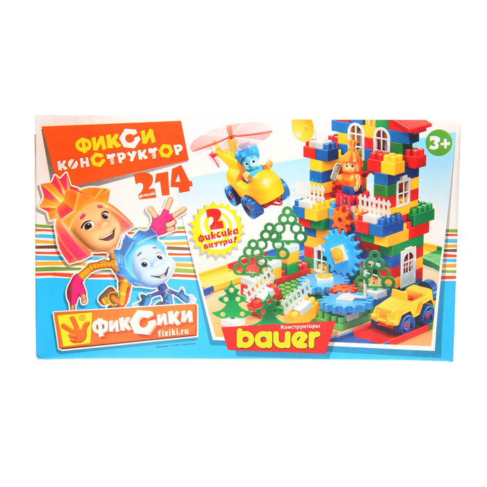 Фикси-конструктор «Симка и Нолик», 214 деталей