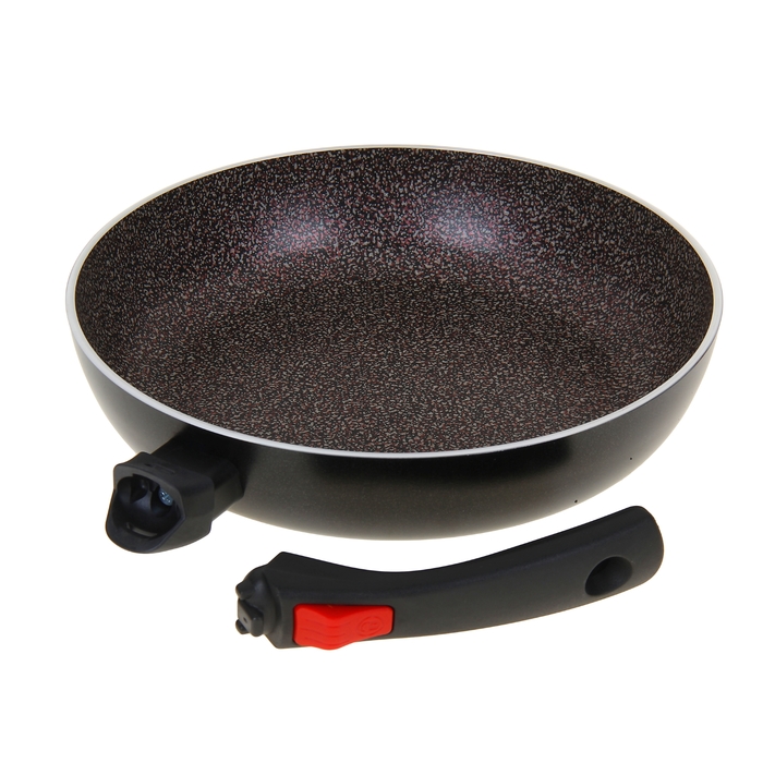 Сковорода глубокая 28 см Forte, съемная ручка