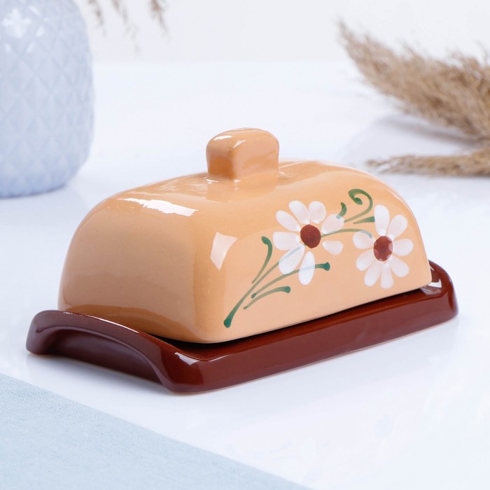 Маслёнка "Русская" 8х17х10см